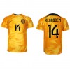Herren Fußballbekleidung Niederlande Davy Klaassen #14 Heimtrikot WM 2022 Kurzarm